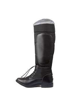 HORZE Damen Thermostiefel Sherbrooke, Gefütterter Winterreitstiefel, Thermo Reitstiefel, Stallschuhe mit Futter, Schwarz, 37 von HORZE