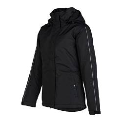 HORZE Damen Winterreitjacke Cheyenne, gefütterte Reitjacke Winter, wasserdicht, Schwarz, 42/44 von HORZE