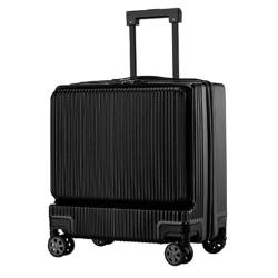 HOSIOBHAN Anti-Druckschaden-Koffer, leeres Rad, Zollschloss, korrosionsbeständiger Koffer für Reisen, Geschäftsreisen von HOSIOBHAN
