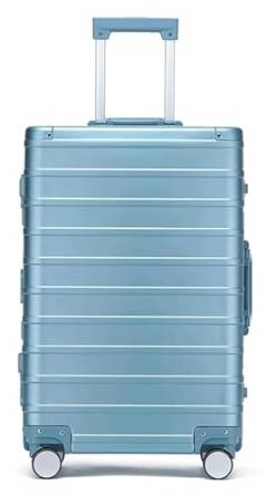 HOSIOBHAN Koffer, Handgepäck, Koffer mit Rollen, Trolley-Koffer aus Aluminium-Magnesium-Legierung, luxuriöser Hartkanten-Gepäck, Reiseausrüstung mit großem Fassungsvermögen von HOSIOBHAN