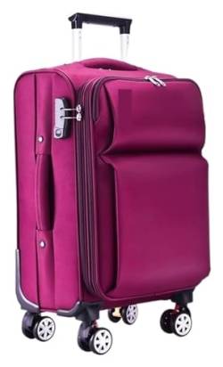 HOSIOBHAN Koffer, erweiterbar, Handgepäck, große Aufbewahrungskoffer mit Universalrädern, Koffer, Reisegepäck, Reiseausrüstung von HOSIOBHAN