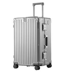 HOSIOBHAN Koffer mit großem Fassungsvermögen, Taschenschnalle, USB-Ladeanschluss, multifunktionaler Getränkehalter-Koffer für Geschäftsreisen und Reisen von HOSIOBHAN