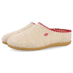 HOT POTATOES Damen Laupstad Hausschuh, beige, 38 EU von HOT POTATOES