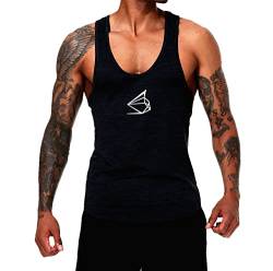 HOTCAT Tank Top Herren Fitness Stringer Schnell trocknende & Funktionelle Herren Sportbekleidung Bodybuilding Trainings Tank Top von HOTCAT