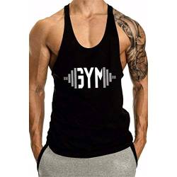 Herren Sport Tank top Muskel Gym Workout Shirt Bodybuilding Ärmelloser t-Shirt Stringer Fitness von HOTCAT