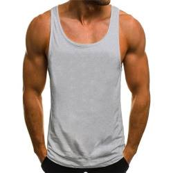 Tank Top Herren Tanktop Tankshirt T-Shirt Unterhemden Ärmellos Weste Muskelshirt Tank top Herren Sommer einfarbig von HOTCAT