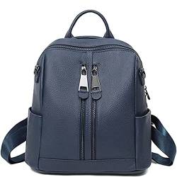 Damen Rucksack Damen einzelne Umhängetasche Reise Schultasche Mädchen (Blue) von HOTIPS