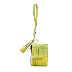 Schlüsselanhänger Geldbörse Frauen Kreditkarten-Titel Rechner Münze Münze Tasche Armband Tasche Identifizieren Sie Sicherheit Schlüsselanhänger für Schlüssel Inhaber von HOTU