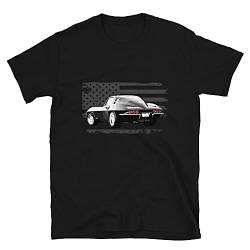 1964 Corvette Coupe Short-Sleeve Unisex T-Shirt Black L von HOUYI