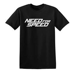 Need for Speed T-Shirt Racing Driving Video Game Black White T-Shirt Black S von HOUYI