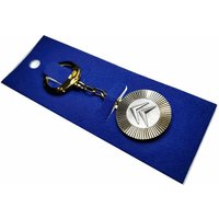 HR Autocomfort Schlüsselanhänger mit Gravur Schlüsselanhänger Citroen Metall original aus 1960 Diamantschliff Lüfterrad von HR Autocomfort