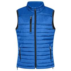 HRM Damen 1302 Hooded Performance Body Warmer I Fair Trade Outdoor Weste Herren, 100 g/m² I Aus 100% leichtem & robustem Polyamid, Royalblau, 36 von HRM