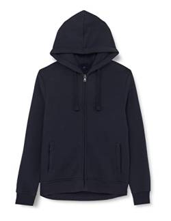 HRM Damen 807 Premium Hooded Jacket I Fair Trade Frauen Kapuzenjacke, 320 g/m² I Aus 70% Baumwolle & 30% recyceltem Polyester, Navy, S von HRM