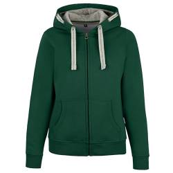 HRM Damen Hooded Jacket I Premium Kapuzenjacke Damen mit Kontrast-Innenfutter I Basic Hoodie mit Reißverschluss I Zip Hoodie I Hochwertige & nachhaltige Damen-Oberteile von HRM