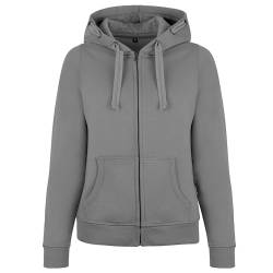 HRM Damen Hooded Jacket I Premium Kapuzenjacke Damen mit Kontrast-Innenfutter I Basic Hoodie mit Reißverschluss I Zip Hoodie I Hochwertige & nachhaltige Damen-Oberteile von HRM