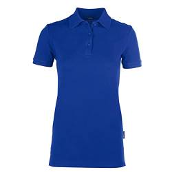 HRM Damen Luxury Stretch Polo, royalblau, Gr. 2XL I Premium Polo-Shirt Damen aus 95% Baumwolle & 5% Elasthan I Basic Polohemd bis 40°C farbecht waschbar I Hochwertige & nachhaltige Damen-Oberteile von HRM