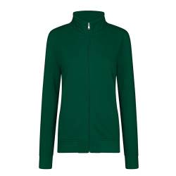 HRM Damen Premium Full-Zip Sweat Jacket I Fair Trade Damen-Sweatjacke, 360 g/m² I Aus 70% Baumwolle & 30% recyceltem Polyester von HRM