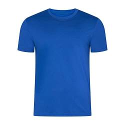 HRM Herren Heavy Luxury Roundneck Tee, royalblau, Gr. 4XL I Fair Trade T-Shirt Herren mit Rundhalsausschnitt I Nachhaltig & aus 100% Bio-Baumwolle von HRM