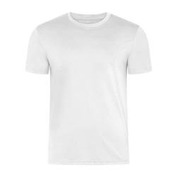 HRM Herren Heavy Luxury Roundneck Tee, weiß, Gr. 4XL I Fair Trade T-Shirt Herren mit Rundhalsausschnitt I Nachhaltig & aus 100% Bio-Baumwolle von HRM