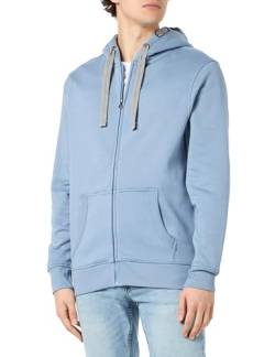 HRM Herren Hooded Jacket I Premium Kapuzenpullover Herren mit Kontrast-Innenfutter I Basic Hoodie mit Reißverschluss I Zip Hoodie I Hochwertige & nachhaltige Herren-Bekleidung von HRM