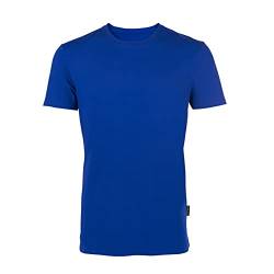 HRM Herren Luxury Roundneck Tee, royalblau, Gr. 2XL I Premium T-Shirt Herren Rundhalsausschnitt aus 100% Bio-Baumwolle I Basic T-Shirt bis 60°C waschbar I Hochwertige & nachhaltige Herren-Bekleidung von HRM