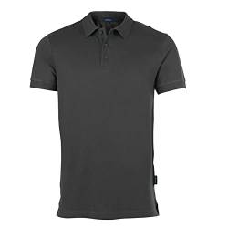 HRM Herren Luxury Stretch Polo, dunkelgrau, Gr. 4XL I Premium Polo Shirt Herren aus 95% Baumwolle & 5% Elasthan I Basic Polohemd bis 40°C waschbar I Hochwertige & nachhaltige Herren-Bekleidung von HRM