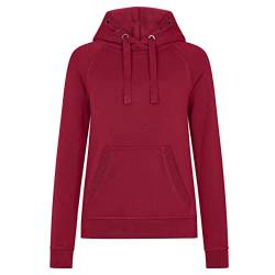 HRM Unisex 2005 Kid‘s Premium Raglan Hoody, dunkelgrau I Fair Trade Hoodie Kinder mit Kapuze, 320 g/m² I Aus 70% Baumwolle & 30% recyceltem Polyester, Bordeaux/Burgundy, 134 von HRM