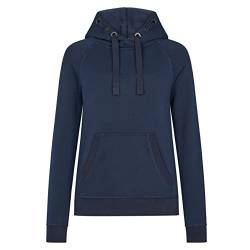 HRM Unisex 2005 Kid‘s Premium Raglan Hoody, dunkelgrau I Fair Trade Hoodie Kinder mit Kapuze, 320 g/m² I Aus 70% Baumwolle & 30% recyceltem Polyester, Navy, 134 von HRM