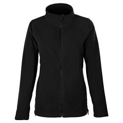 HRM Women´s Full- Zip Fleece Jacket, Schwarz, 1202 von HRM