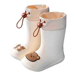 HSD Frühlings-Sommer-Herbst-nette Karikatur-Tierbaby-Kind-Regen-Schuhe wasserdicht Winterschuhe (A2-A, 24 Toddler) von HSD