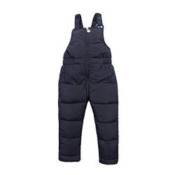 Kleinkind Kinder Baby Jungen Mädchen warme Hosen Gesamtjumper Winterhose Kleidung Schlafhose Jungen (Black, 2-3 Years) von HSD