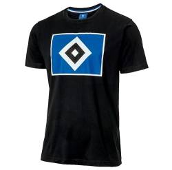 HSV Hamburger SV T-Shirt Logo Schwarz Gr. 3XL von HSV