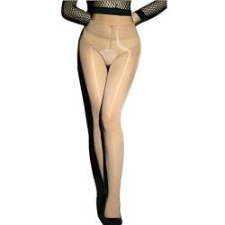 HTRUIYATY 8D Glanz Transparente Strumpfhose Strumpfhosen Für Leggings Nylonstrumpfhose Damen Sexy von HTRUIYATY