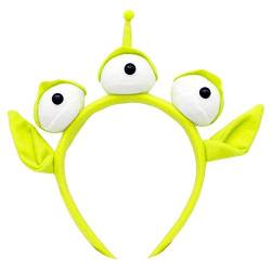 Grün Monster Stirnband Halloween Party Augapfel Haarband-Toy Story Alien Stirnband Wenig Grün Mann Party Favors Pelzigen Kostüm Kopfschmuck geschenk von HTYG