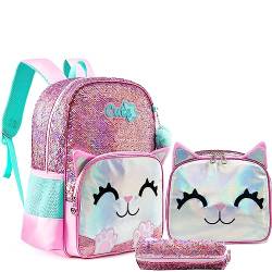 HTgroce Schulrucksack Schulranzen Schultasche Rucksack Freizeitrucksack Daypacks Backpack für Mädchen & Kinder mit der Großen Kapazität Girls' School Backpack von HTgroce