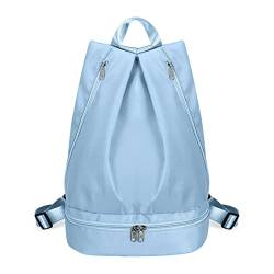 HUA ANGEL Wasserdichter Sportrucksack Damen Unisex Sporttasche Mit Nassfach Leichter Rucksack Mit GroßEm Schuhfach FüR Schwimmen Reisen Fitnessstudio Yoga von HUA ANGEL