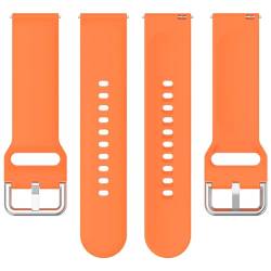 HUAOLAWQ Silikon-Sportarmband, atmungsaktiv, verstellbares Smartwatch-Armband, bequemes Ersatz-Sportuhrenarmband mit Schnalle for MF Watch Pro D395 von HUAOLAWQ