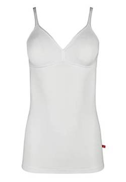 HUBER Damen BH Hemd Unterhemd, Weiß (Weiss 0500), 40 (Herstellergröße: 80B) von HUBER