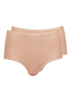 HUBER Damen Da. Maxi 2pack Taillenslip, Nude, 50 EU von HUBER