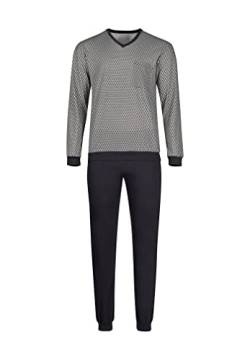 Huber Herren Casual at Home Pyjamaset, Anthracite tie minimal, Regular (2er Pack) von HUBER