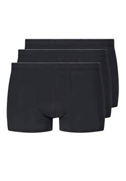 Huber Herren Pant 3 Pack Boxershorts, Schwarz (schwarz 7665), Large (Herstellergröße:L) von HUBER