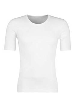 Huber Herren Shirt Kurzarm Unterhemd, Grün (Weiss 0500), Medium (Herstellergröße: M) von HUBER