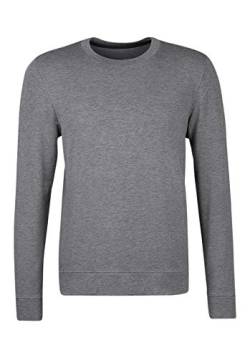 Huber Herren Sweatshirt Pullover, Grau (Stone Mele 6627), Medium (Herstellergröße: M) von HUBER
