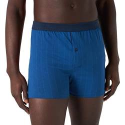 Huber Herren hautnah Jerseyboxer Selection Boxershorts, sailerblue Ethno Stripe, Standard von HUBER