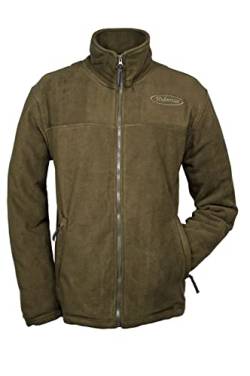 HUBERTUS Herren Fleecejacke Jagdjacke Olivgrün, Modell Rhön (as3, alpha, s, regular, regular) von HUBERTUS