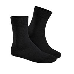 HUDSON Herren Socken Relax Cotton weich Black 0005 47/50 von HUDSON