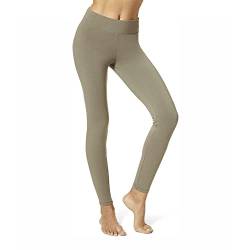 HUE Damen Cotton Ultra with Wide Waistband, Assorted Leggings, Bungee Cord, Large von HUE