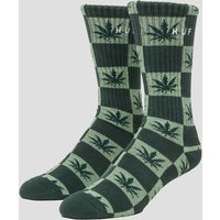 HUF Checkered Plantlife Socken pine von HUF