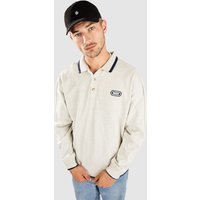 HUF Essex Polo Fleece Pullover heather grey von HUF