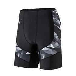 HUGE SPORTS Herren Jammers Lang Badehose Schwimmhose für Männer (Kobra,M) von HUGE SPORTS